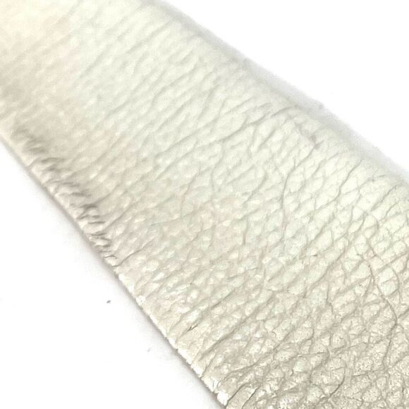 Classic Vintage Cowhide Leather Reversible Belt 38 Cream‎ Tan Mid Century MCM - Picture 4 of 5